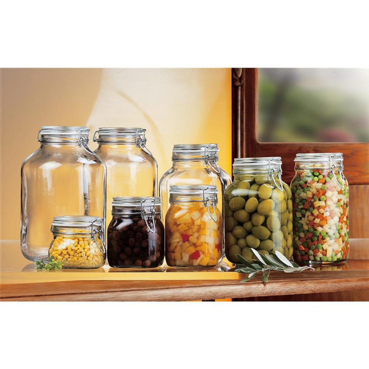 Rocco Bormioli Bormioli Einmachglas Einmachglas quadratisch 0,5 l Fido 6er Pack