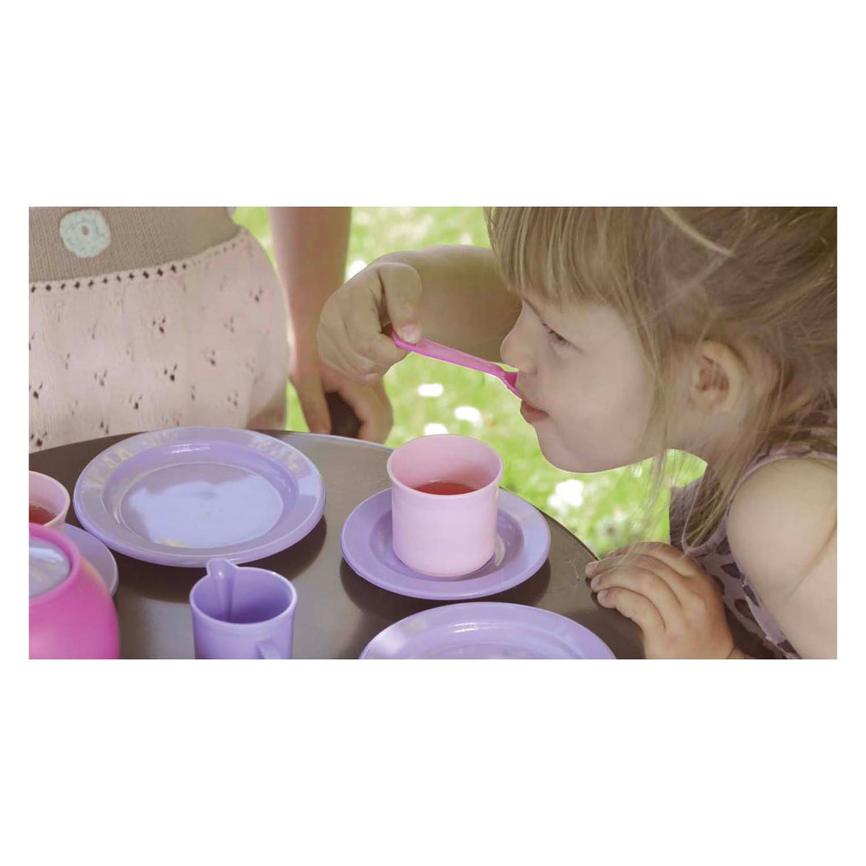 Dantoy Kaffeeset rosa, lila 17-tlg.