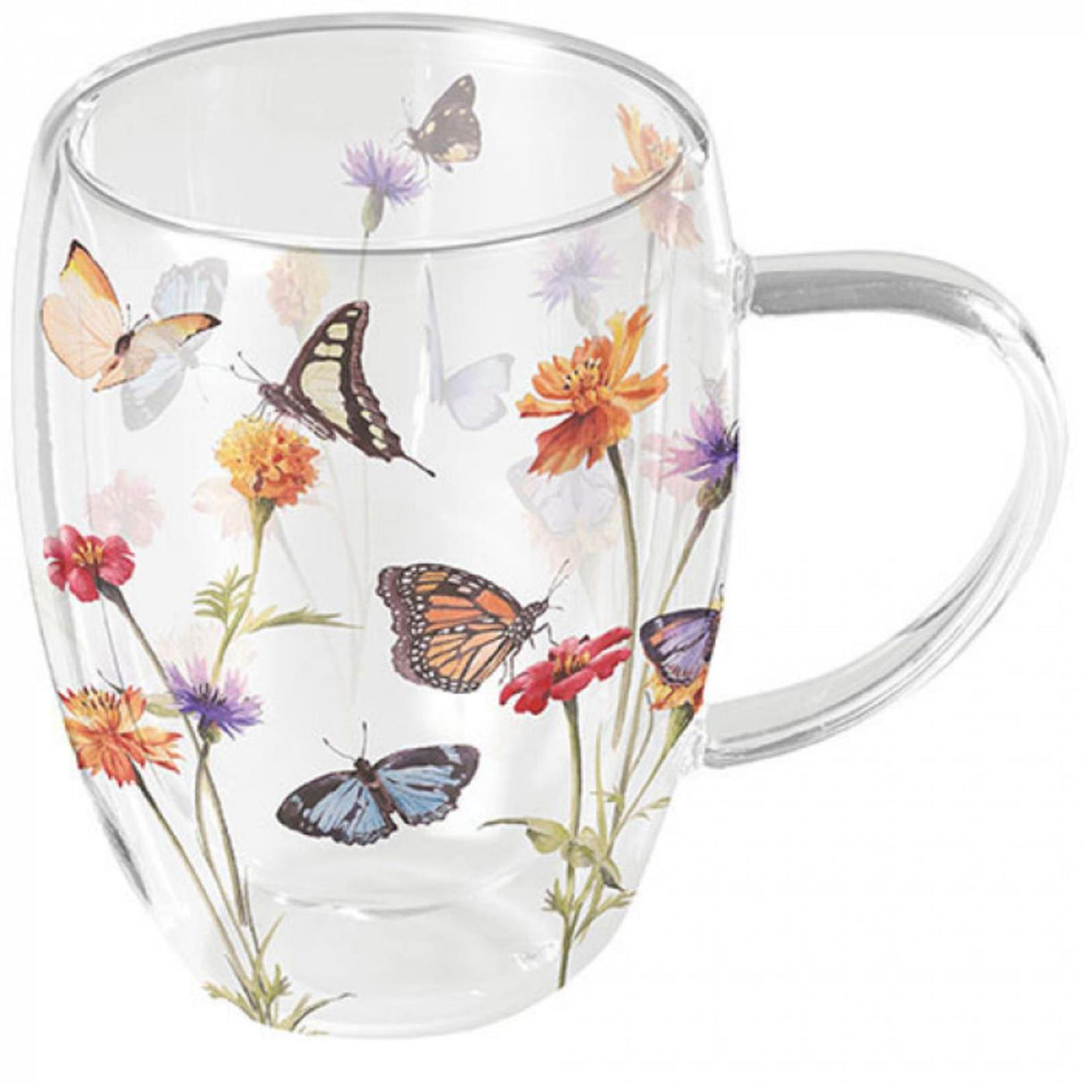 Ambiente Glas Schmetterlingsgarten 350ml