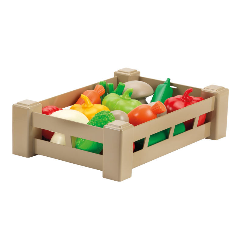 Ecoiffier 100 % Chef-Obst oder -Gemüse in einer Kiste