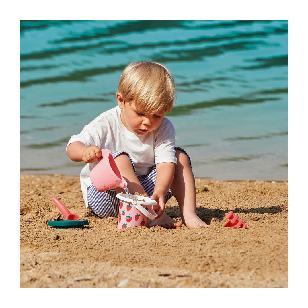 Ecoiffier Erdbeer-Strand-Set, 4-teilig.