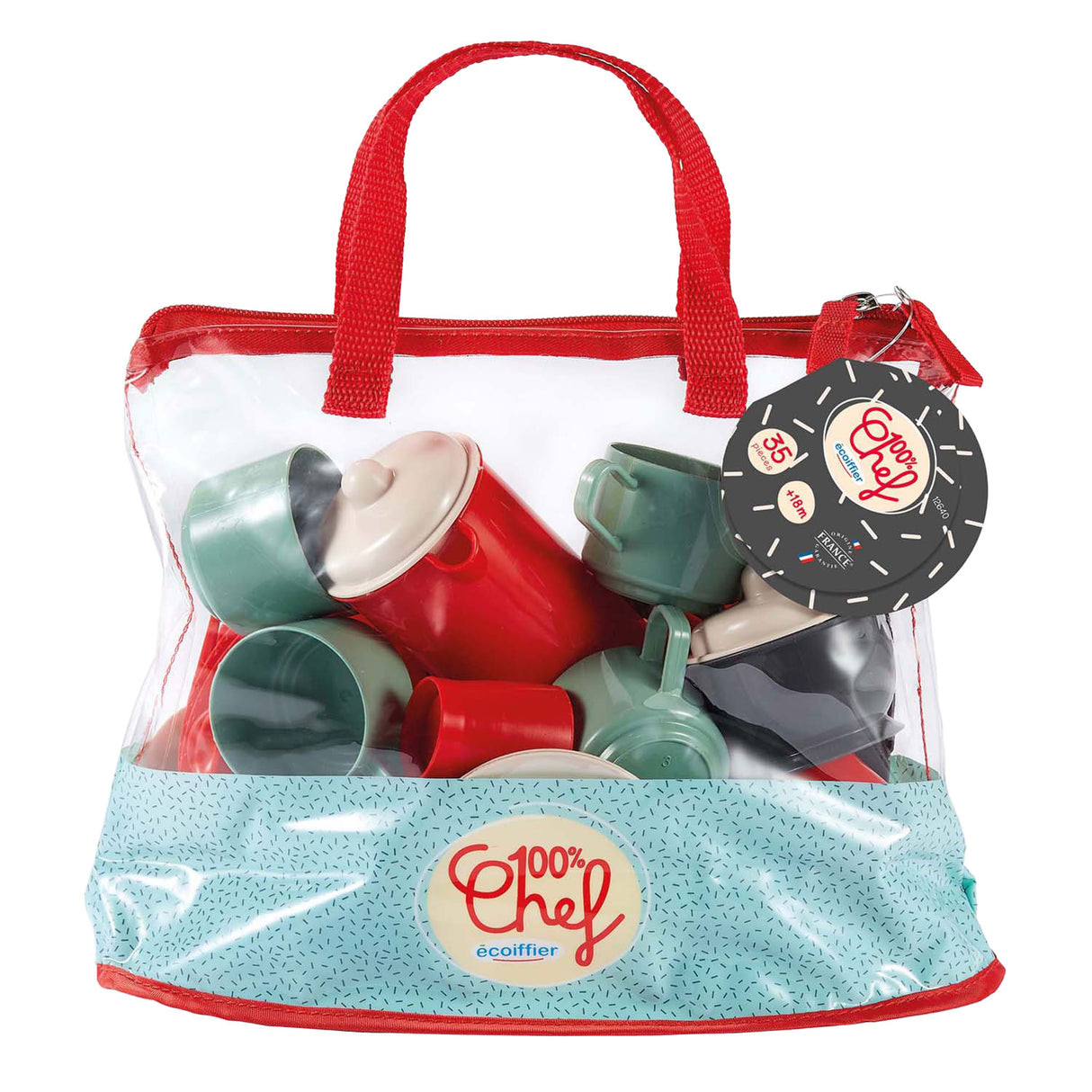Écoiffier Ecoiffier 100 % Kochgeschirr-Set in Tasche