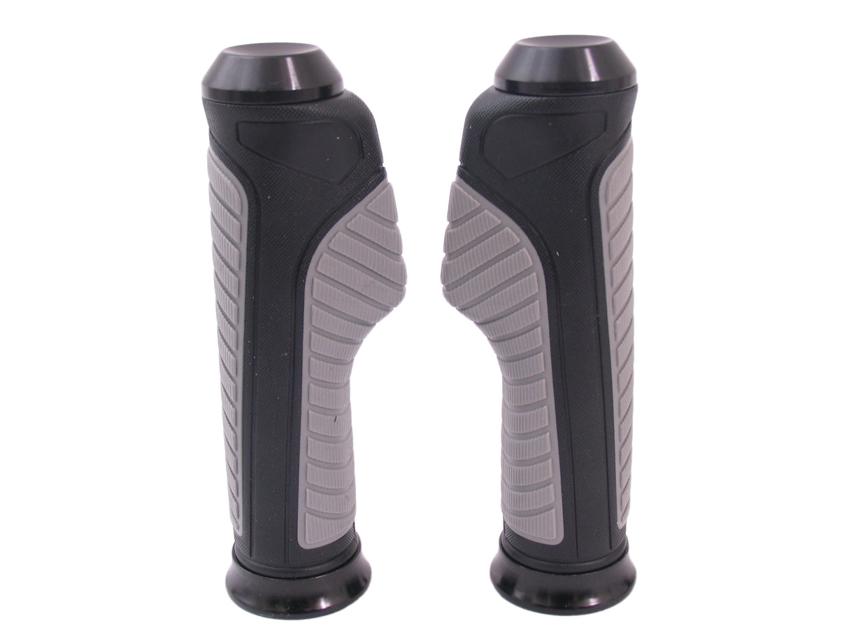 Rand Handle Set Scooter Moped Anatomic Black Grey