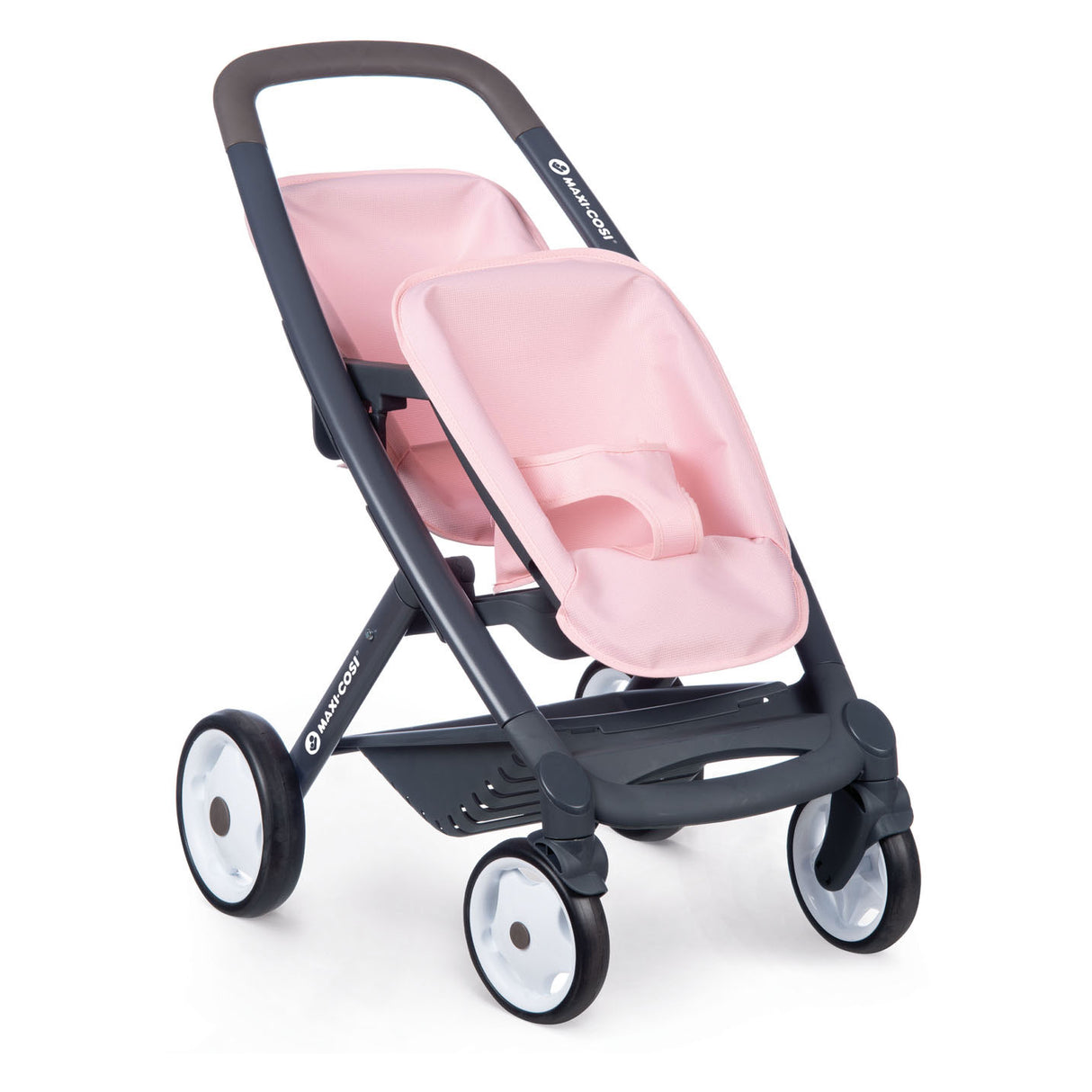 Smoby Maxi-Cosi-Puppenwagen für 2 Puppen