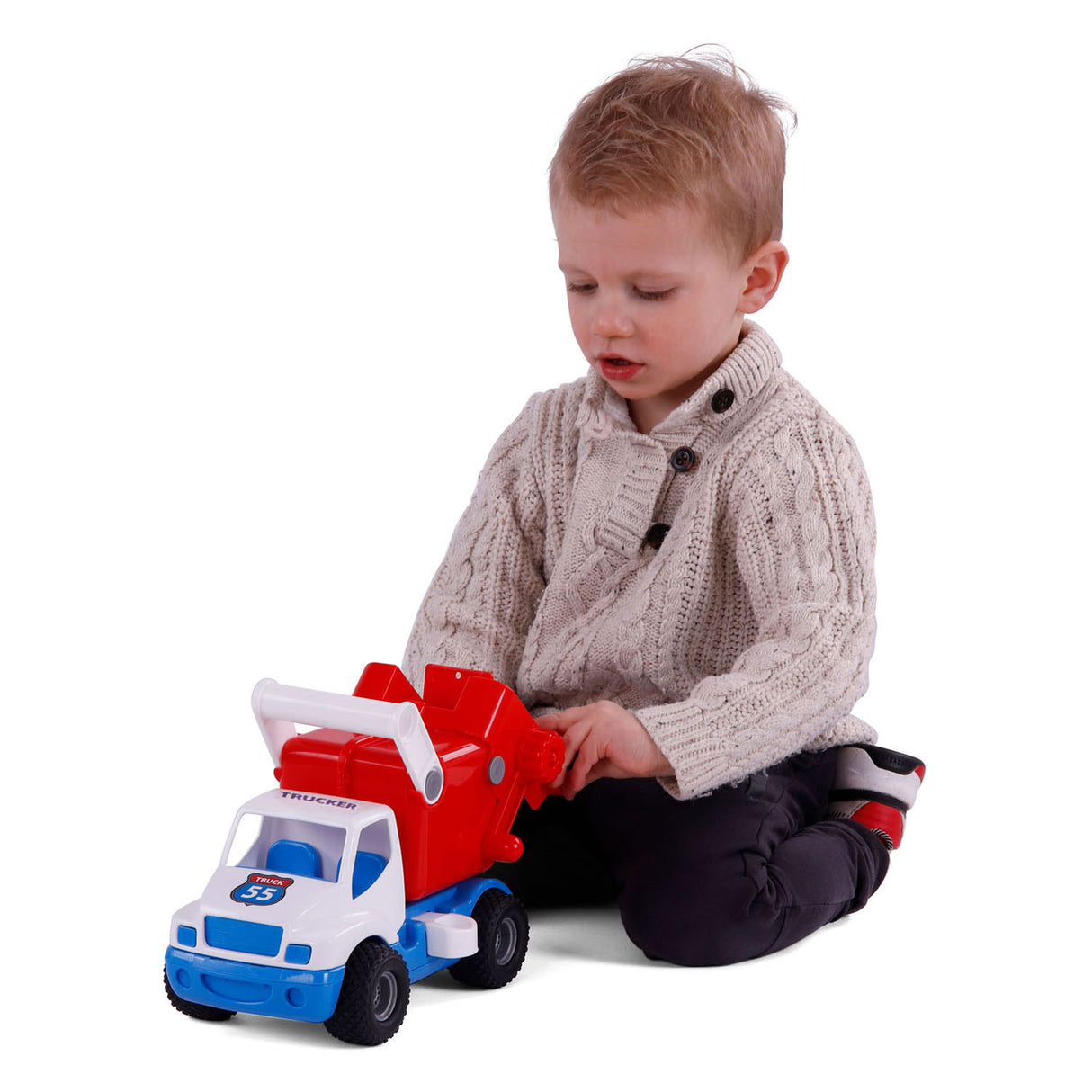Cavallino Grip Müllwagen mit Gummireifen, 29 cm