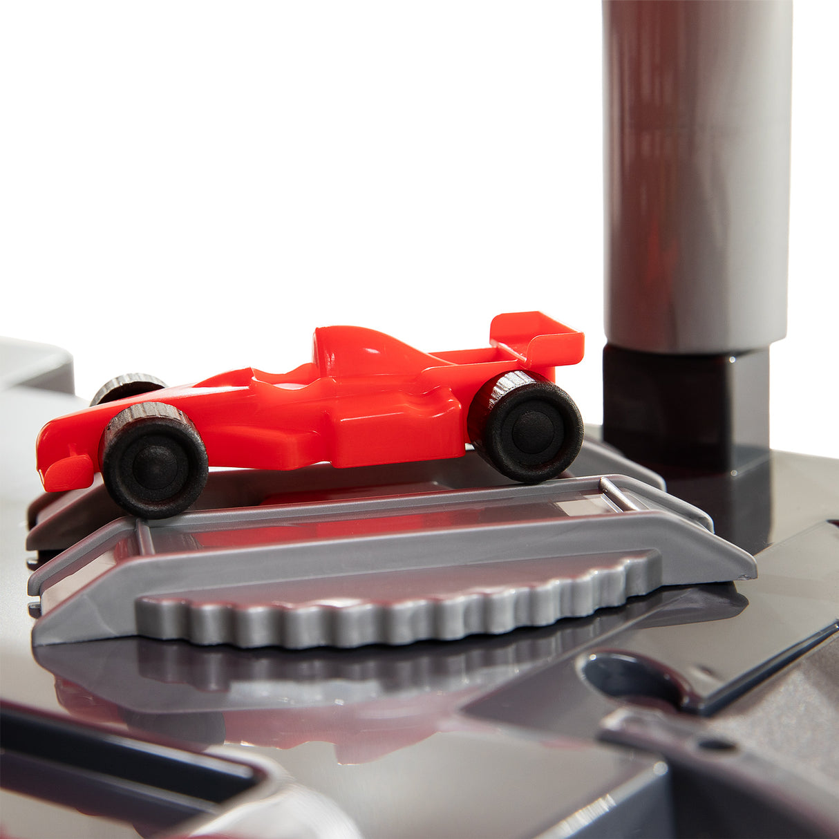 Cavallino Racing Parkhaus rot mit 4 Stockwerken und Autos spielen Set