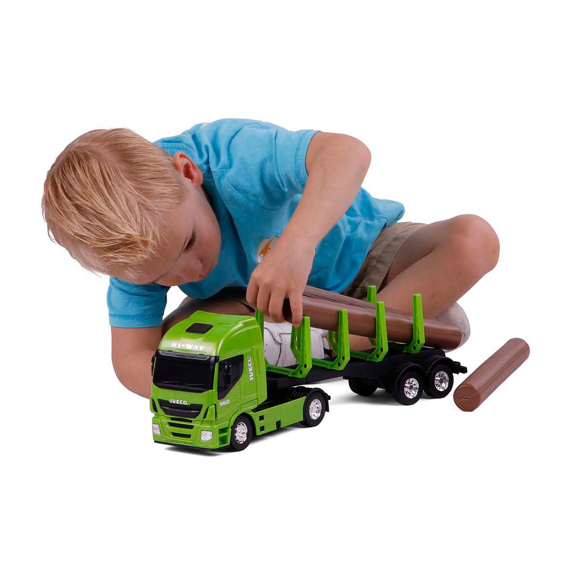 Cavallino Iveco Baumstamm-LKW im Maßstab 1:30