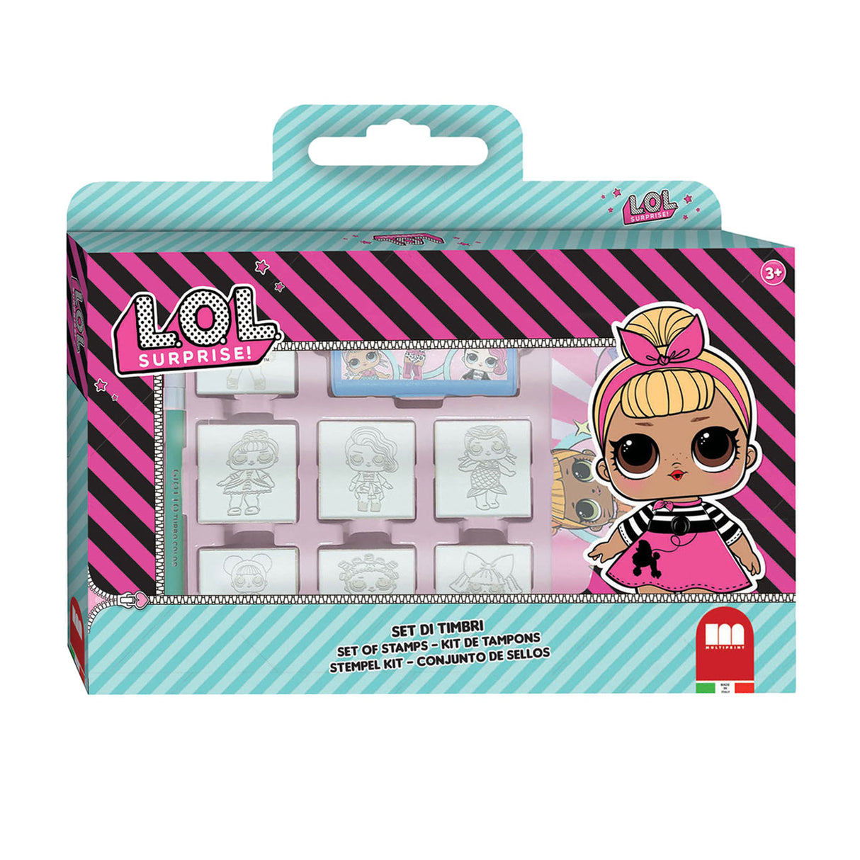 Multiprint L.O.L. Überraschungsstempelsatz