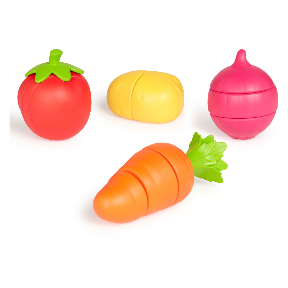 Casdon Toy Food Set Chop2pot mit klappbarem Schneidebrett und Messer, 16-teilig.