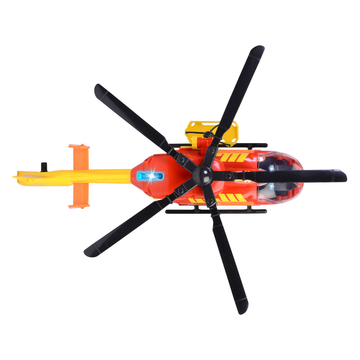 Dickie Toys - Rettungshubschrauber - Krankenhaushubschrauber - Licht und Ton - rotierender Propeller - ab 3 Jahren