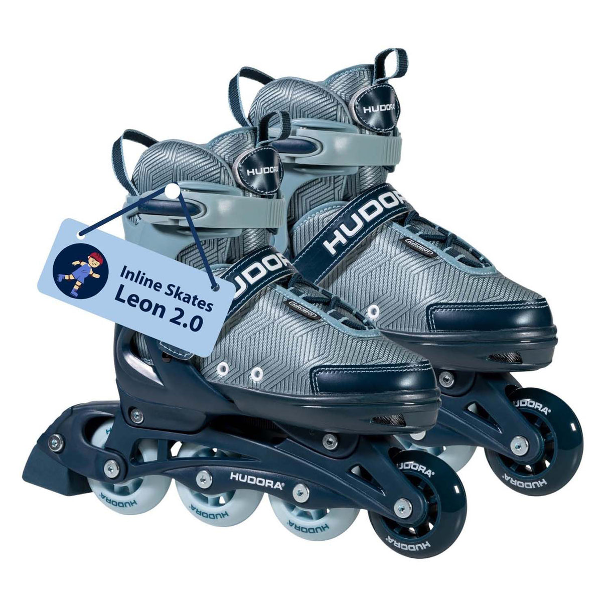 Hudora Inlineskates Leon 2.0 Ocean, Größe 37-41
