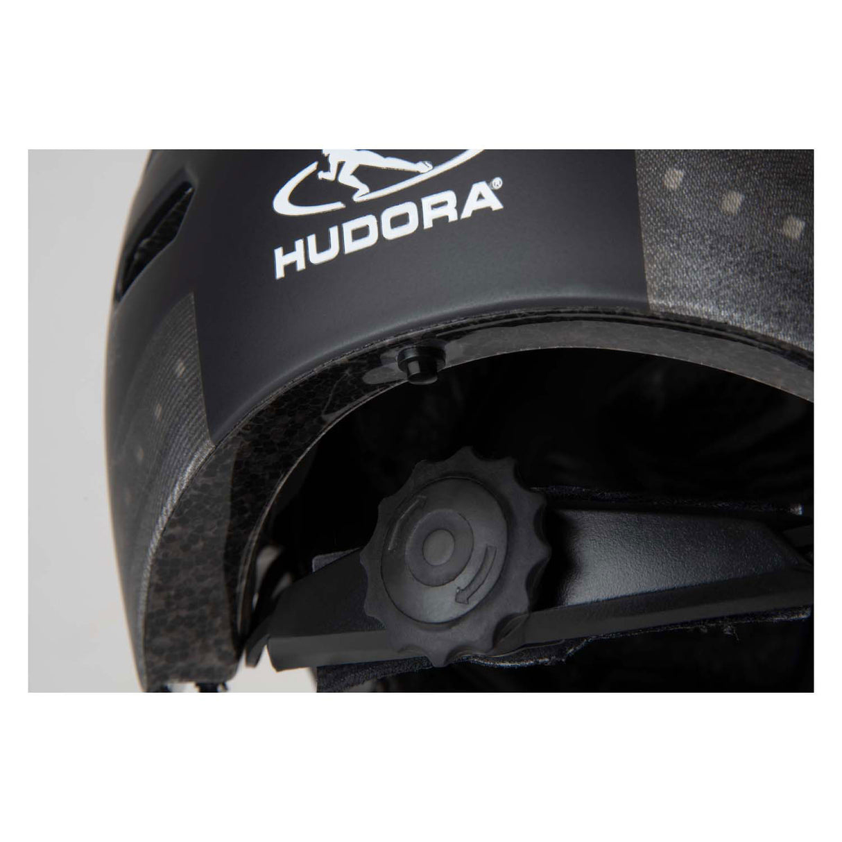 Hudora Skaterhelm mit Stoff und LED schwarz, Größe S (53-55cm)