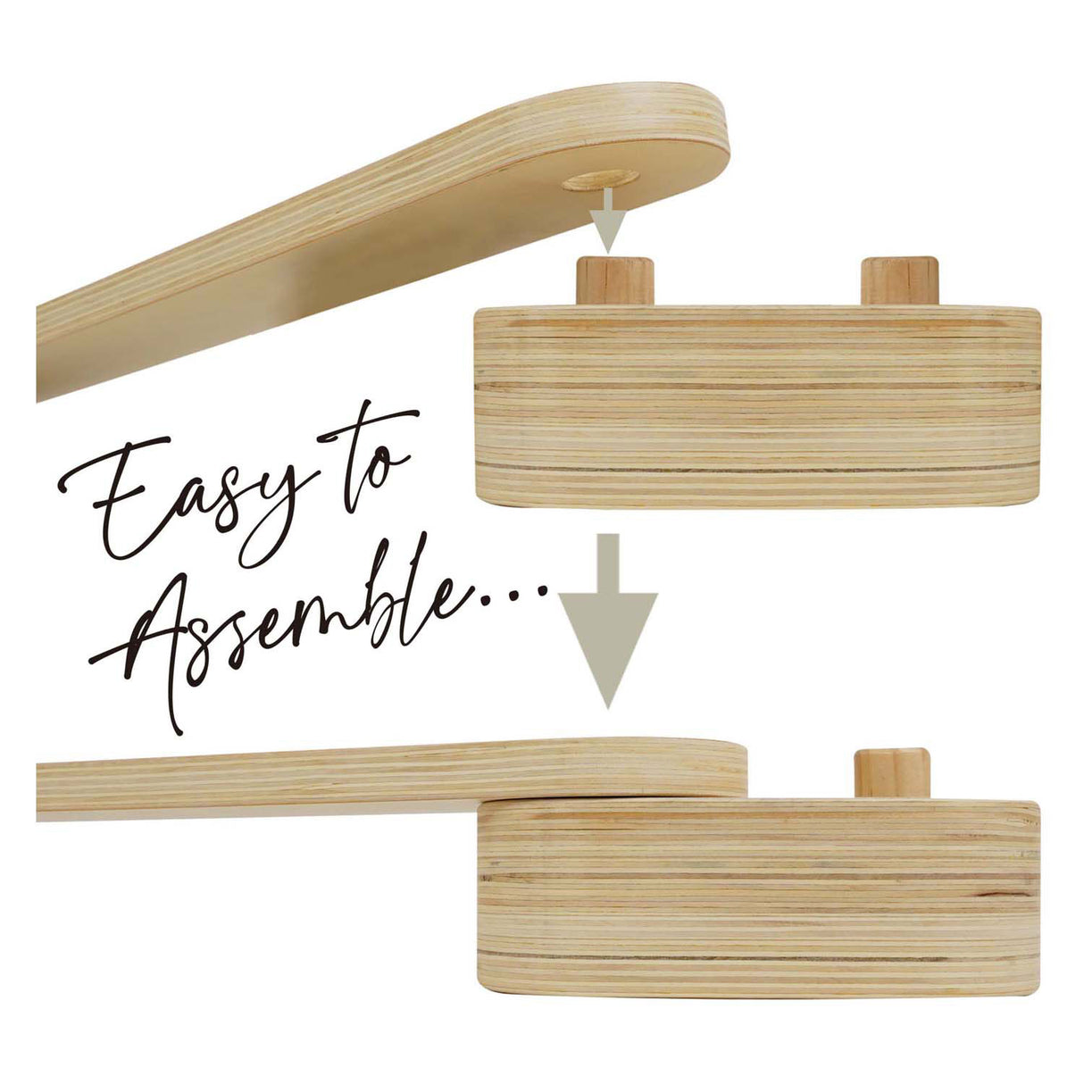 RC Holz-Balance-Set, 8-teilig.