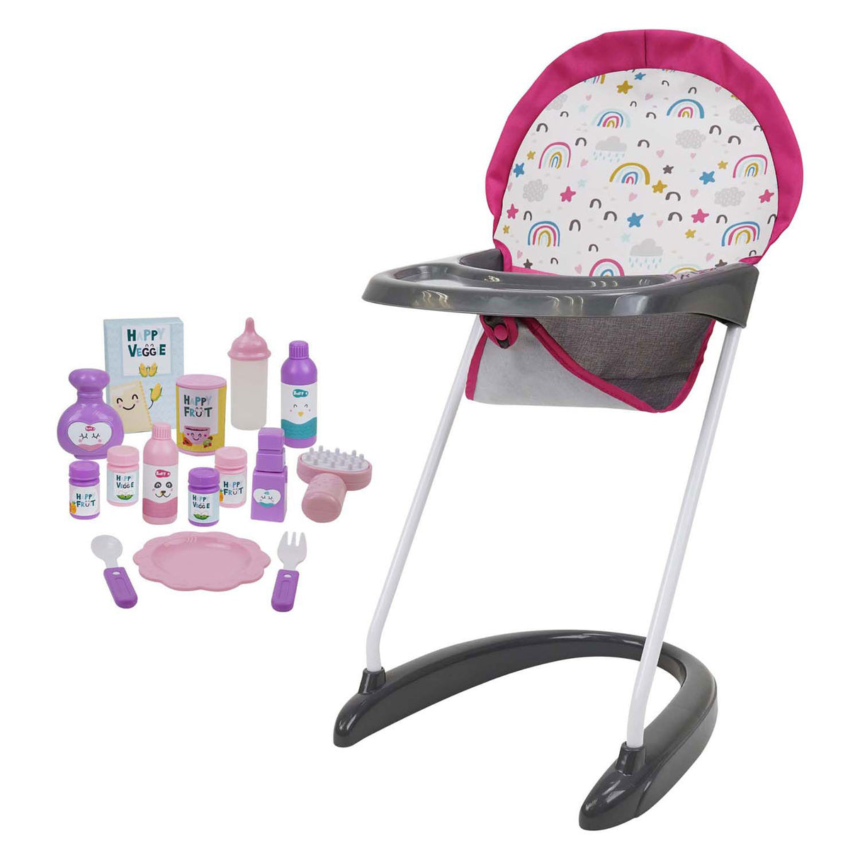 Komplettes Puppenspielset, 21-teilig.
