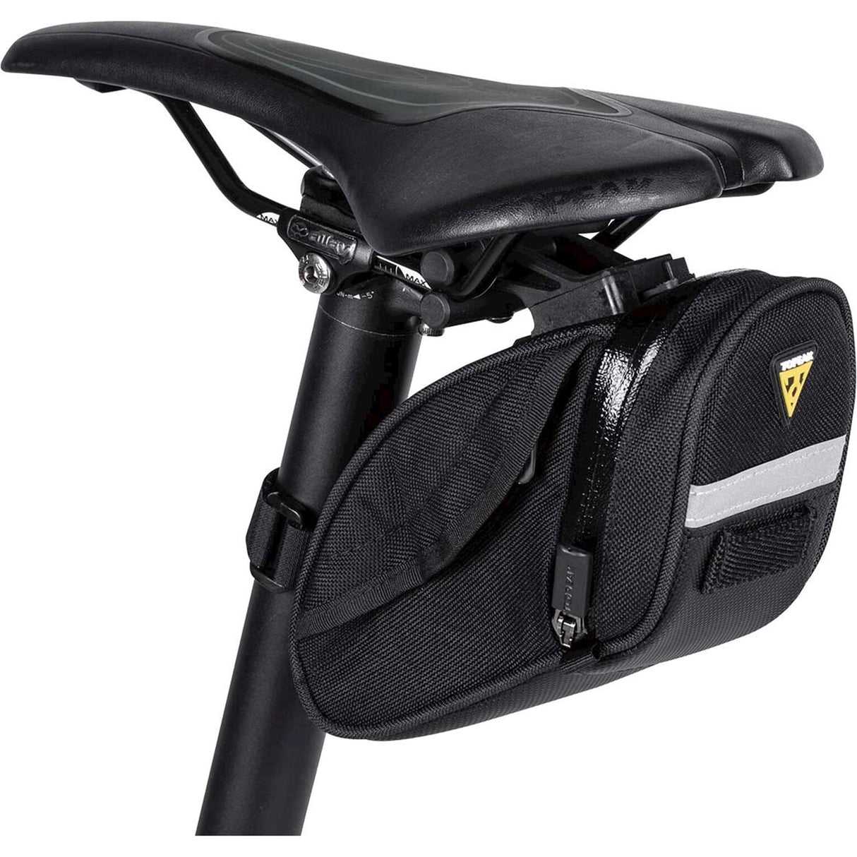 Topeak Satteltasche Aero Wedge DX klein – Schwarz – Race – 0,45 l