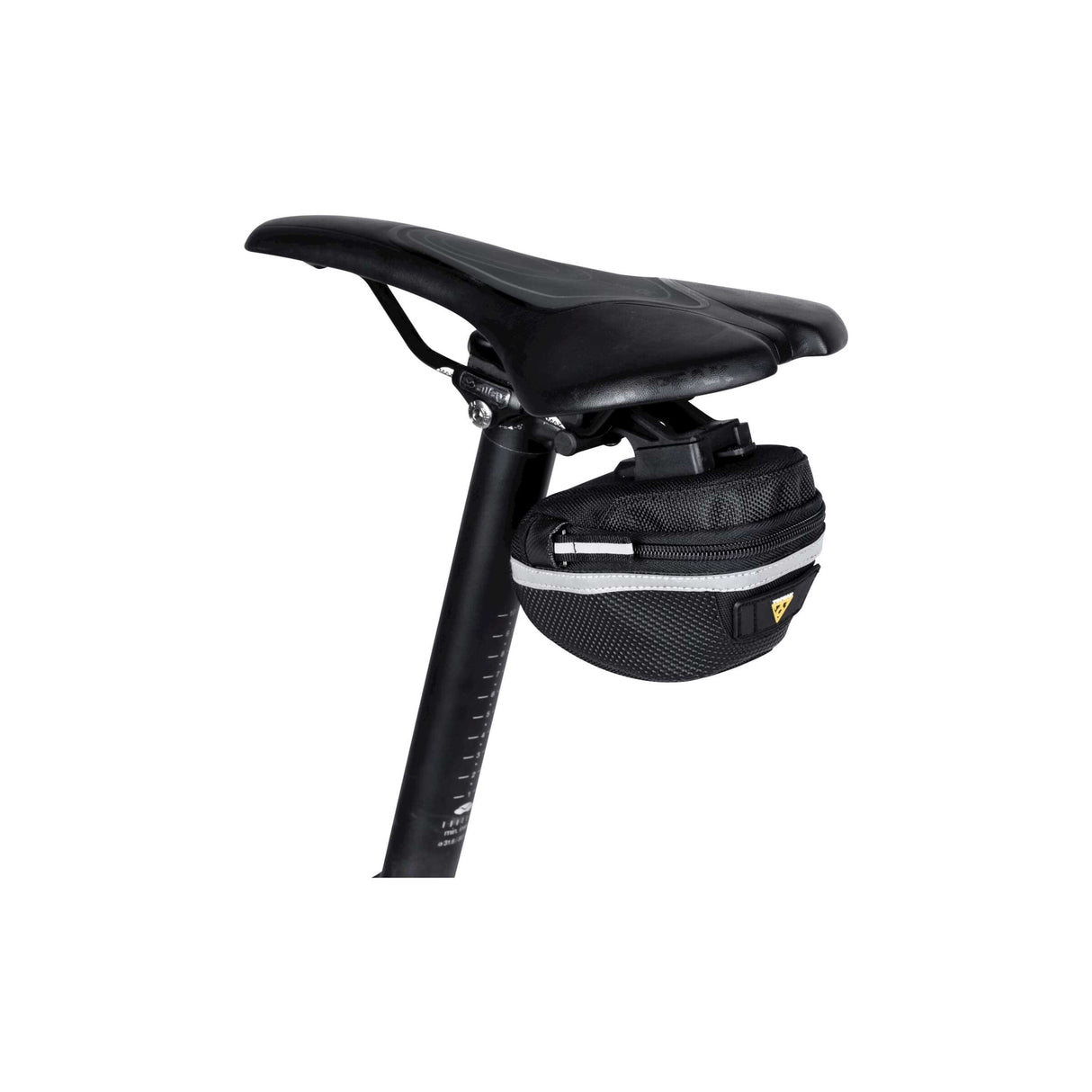 Topeak -Satteltasche WP II XS, Schwarz, Wasser -Repellent