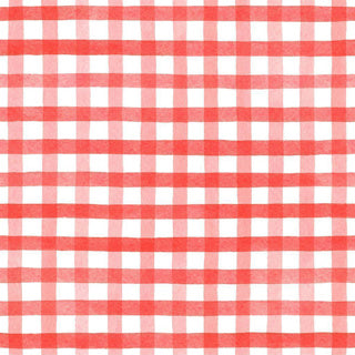 Via Chasse Tischdecke PVC 140 cm kariert rot