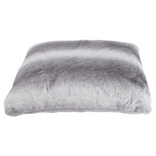 No brand Kissen grau 45x45 cm Kaninchenfelloptik | 2 Stk