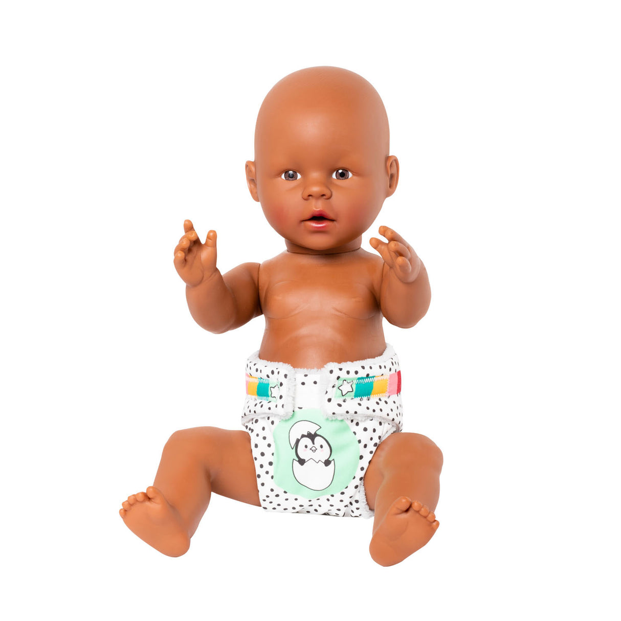 Heless Pinguin-Puppenwindeln 2 Stück, 28-35 cm