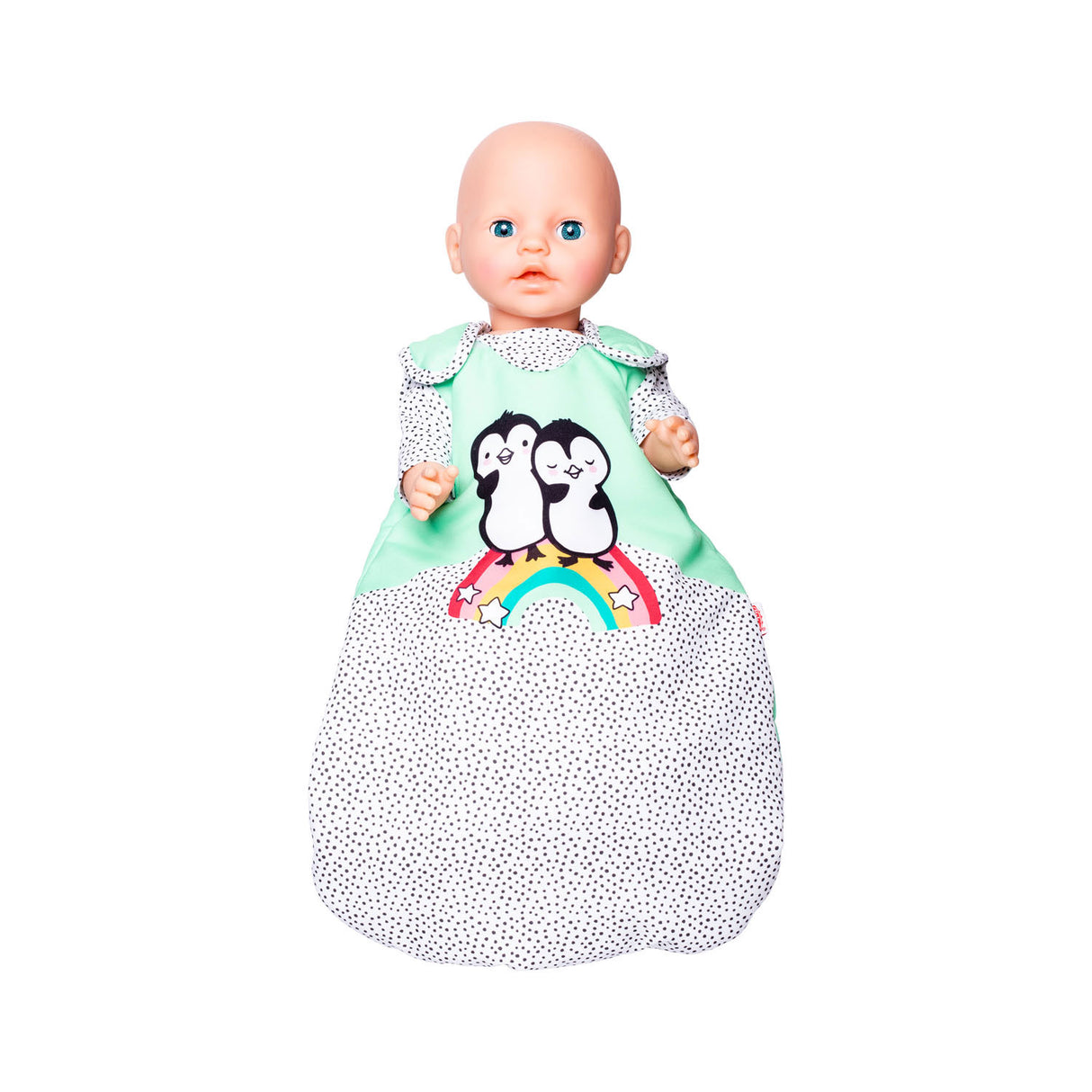 Heless Puppenschlafsack Pinguin, 35-45 cm