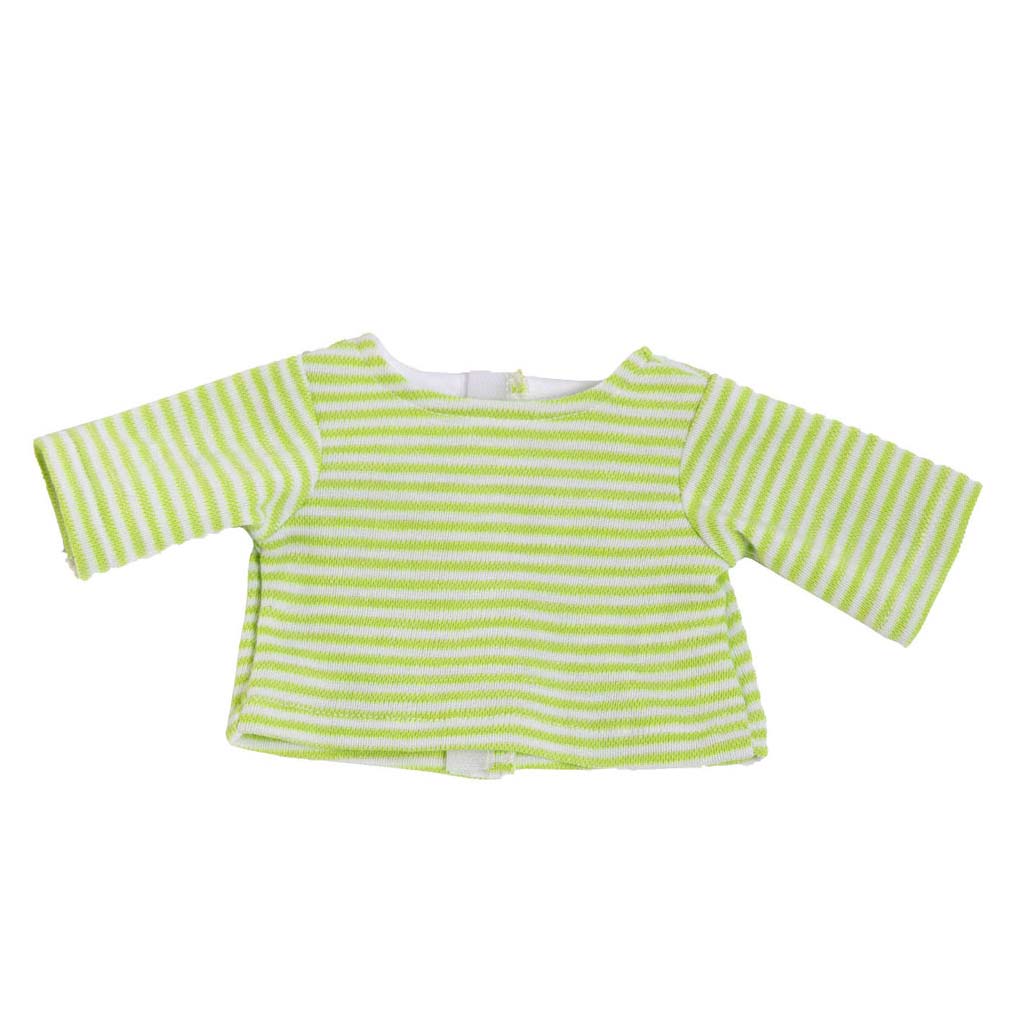 Heless Puppenlatzhose mit Streifenshirt Bunny Lou, 28-35 cm