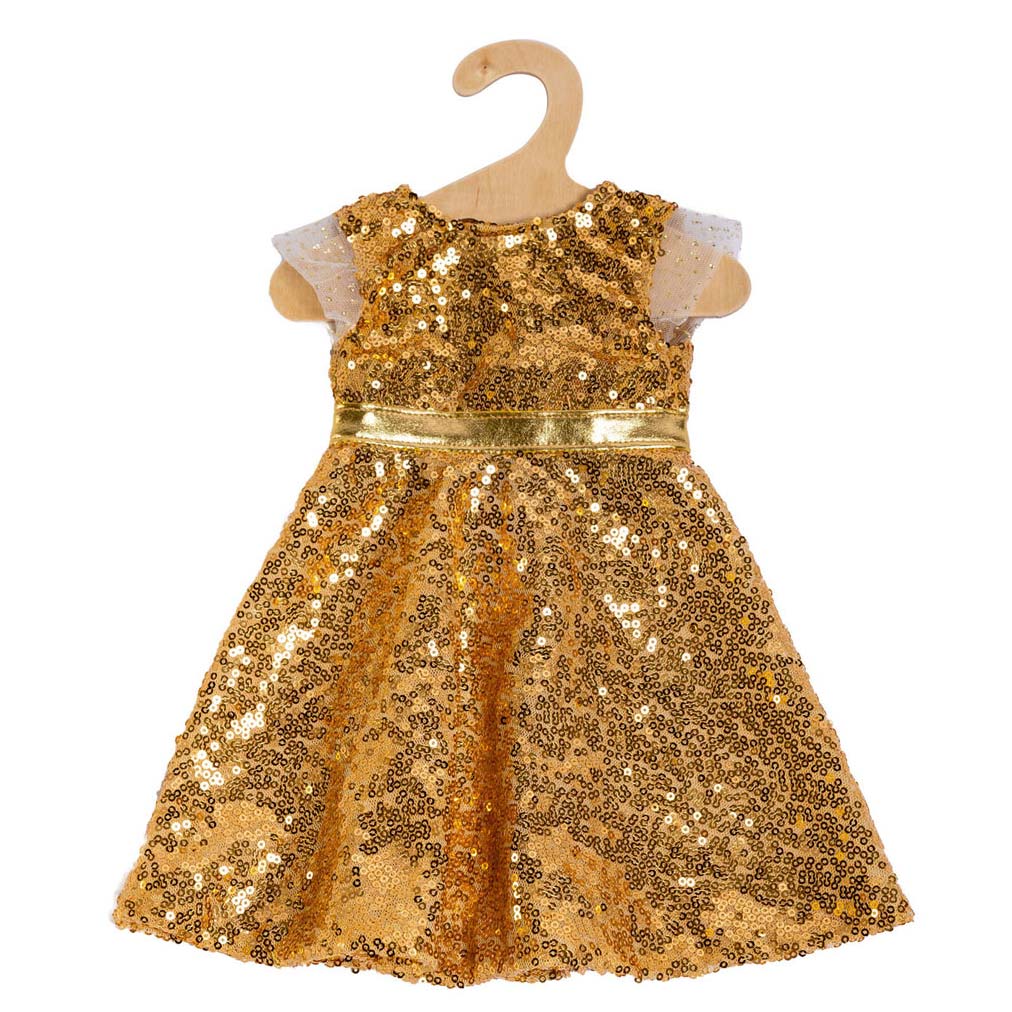 Heless Puppenkleid goldener Stern, 28-35 cm