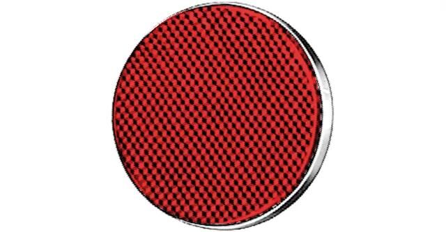 Hella Reflektor Rückstrahler 85mm rot mit Befestigungsschrauben