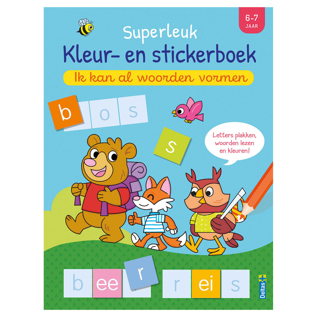 Deltas superlustiges Farbaufkleberbuch, ich kann schon Wörter bilden