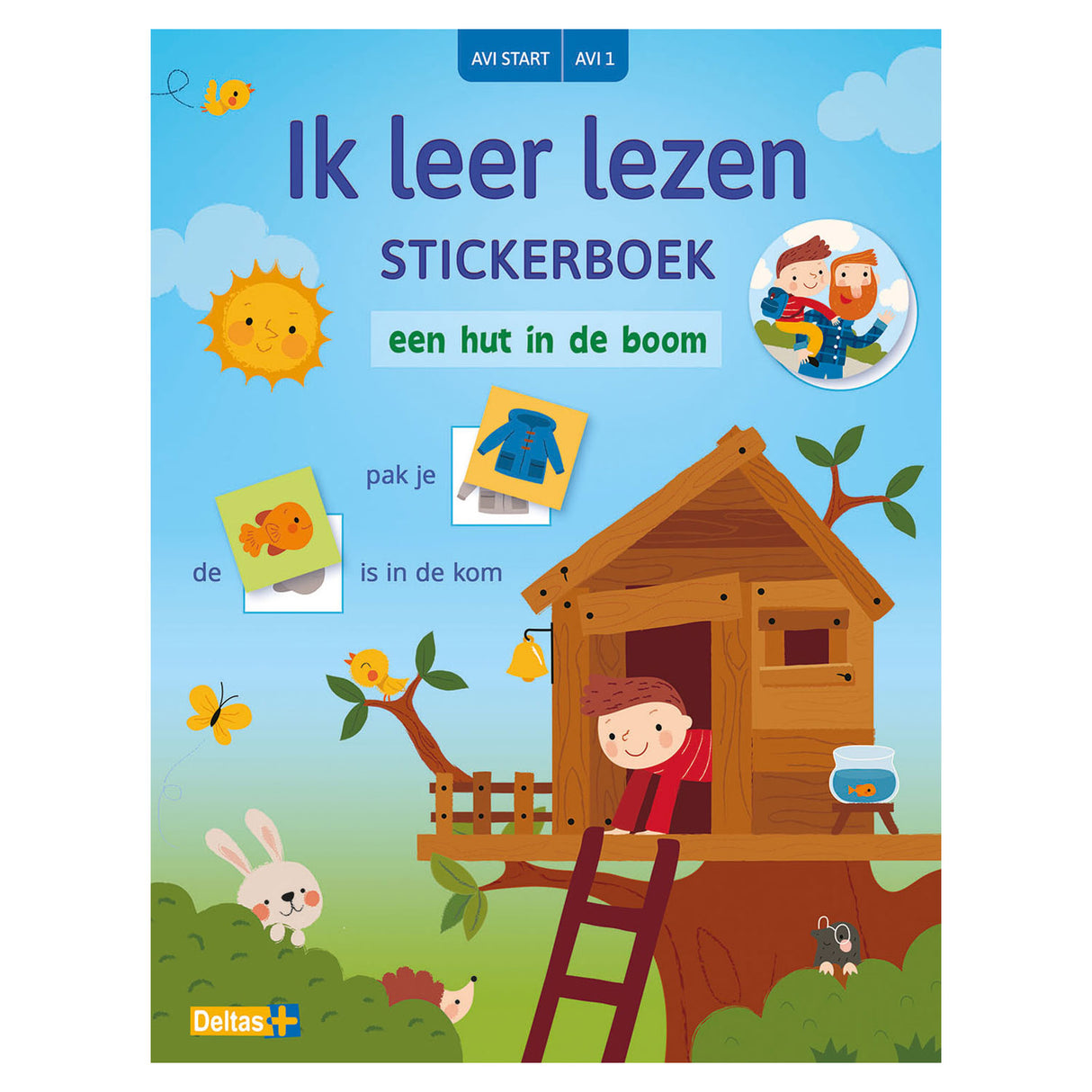 Deltas Ich lerne das Stickerbuch zu lesen – eine Hütte im Baum (avi start)