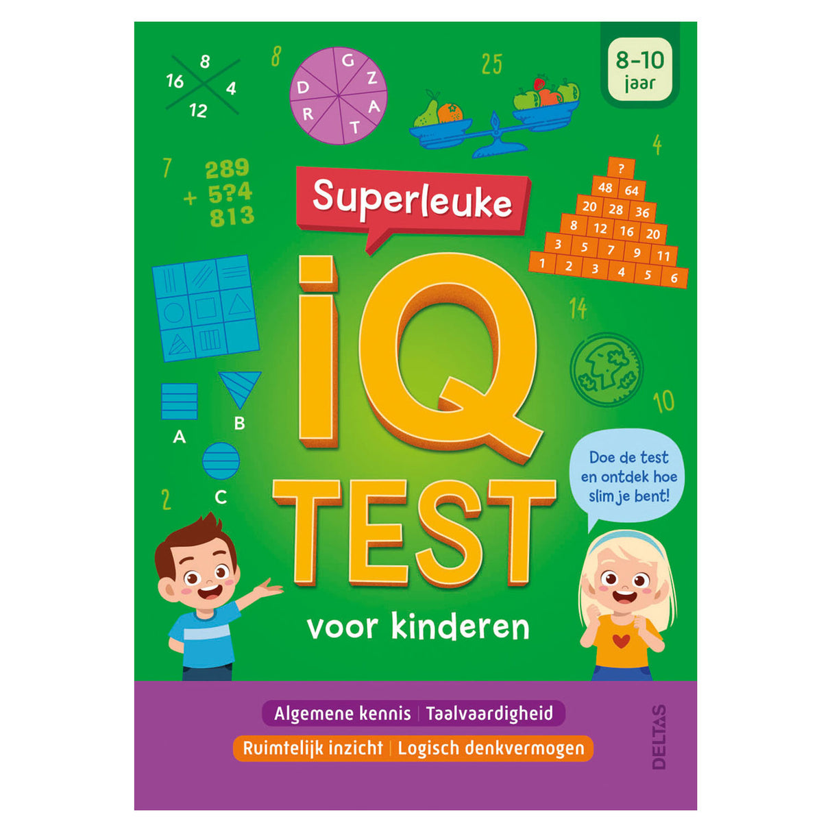Deltas superspaßiger IQ-Test für Kinder (8-10 Jahre)