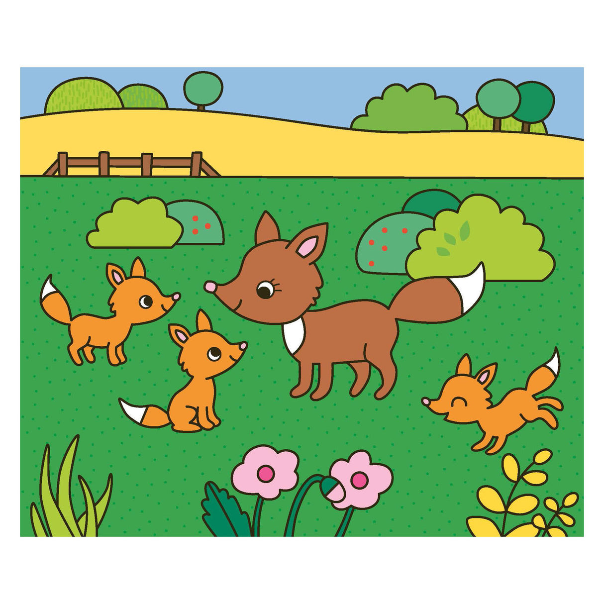 Deltas fröhliche Färbung – glückliche Tiere