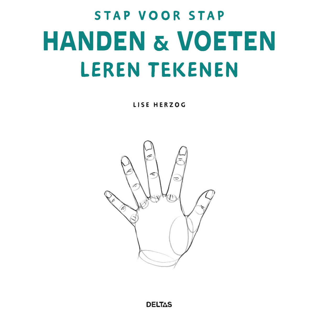 Deltas lernen Schritt für Schritt im Hobbybuch, Hände und Füße zu zeichnen