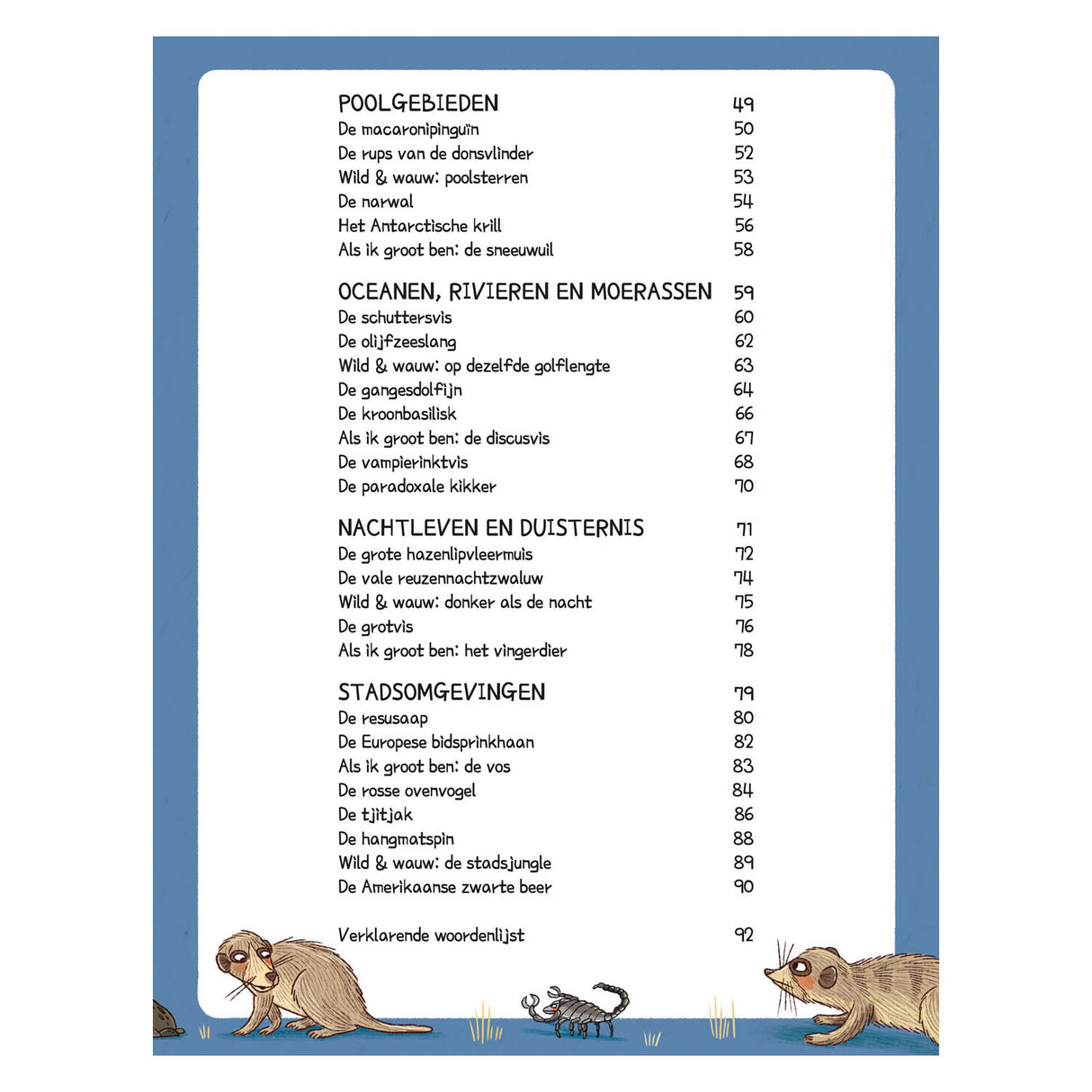 Deltas Kinderbuch „Die verrückte Welt der Tiere“.