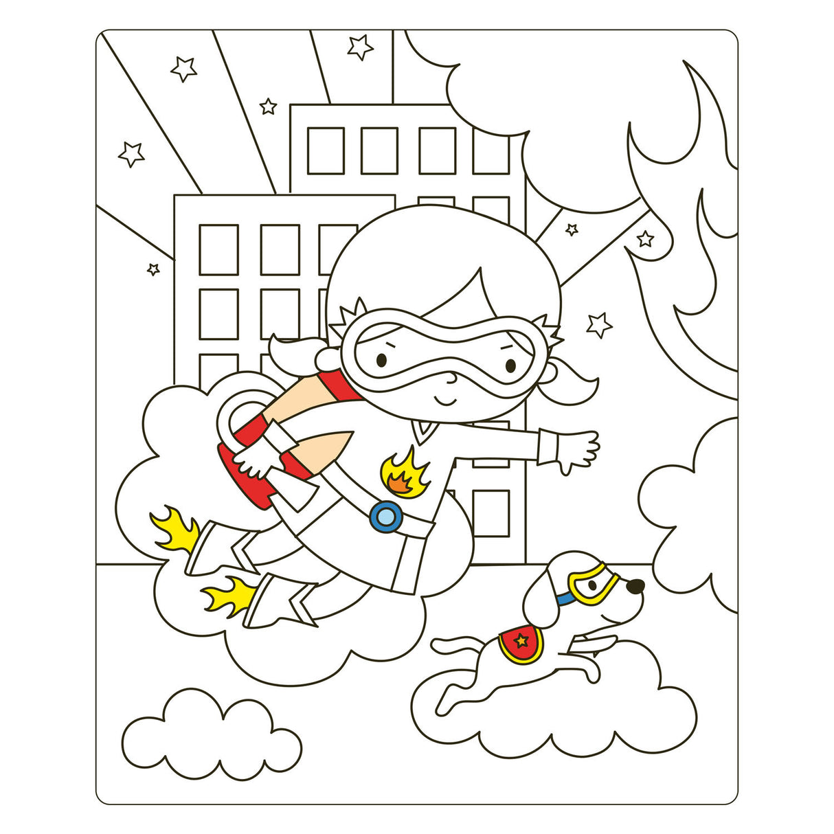 Deltas Super-Girls-Sticker-Spaß – Anziehpuppen-Stickerbuch
