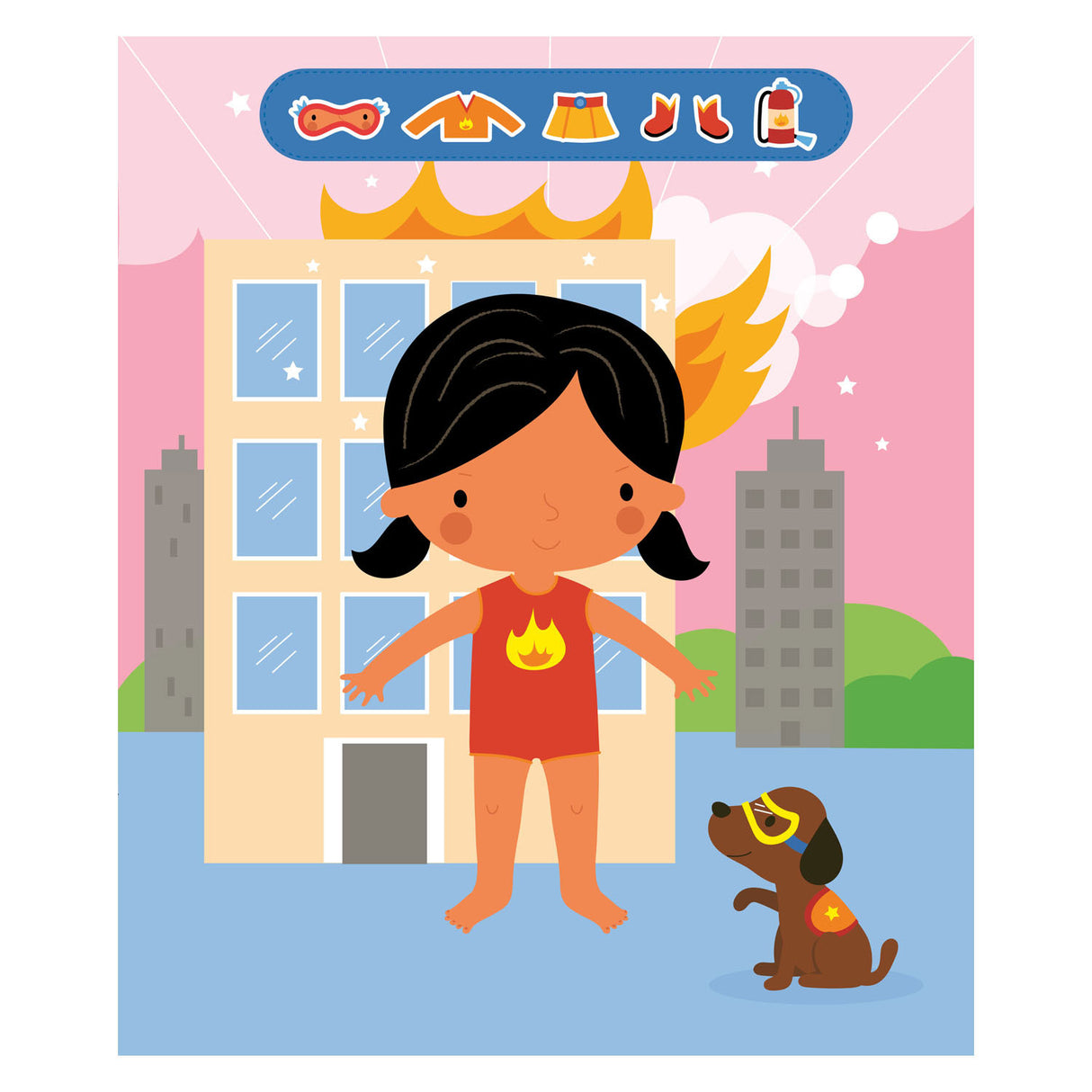 Deltas Super-Girls-Sticker-Spaß – Anziehpuppen-Stickerbuch
