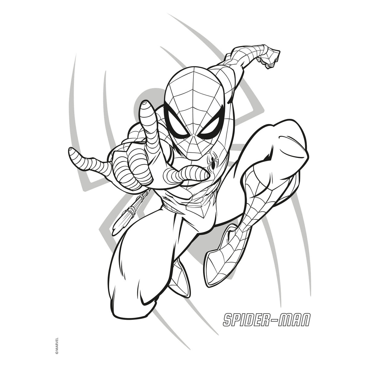 Deltas Marvel Spider-Man-Farbblock