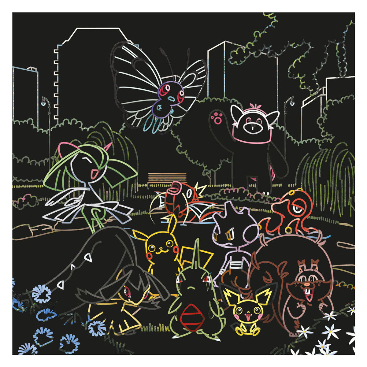 Deltas Pokémon 8 Rubbelkarten und Rubbelstift