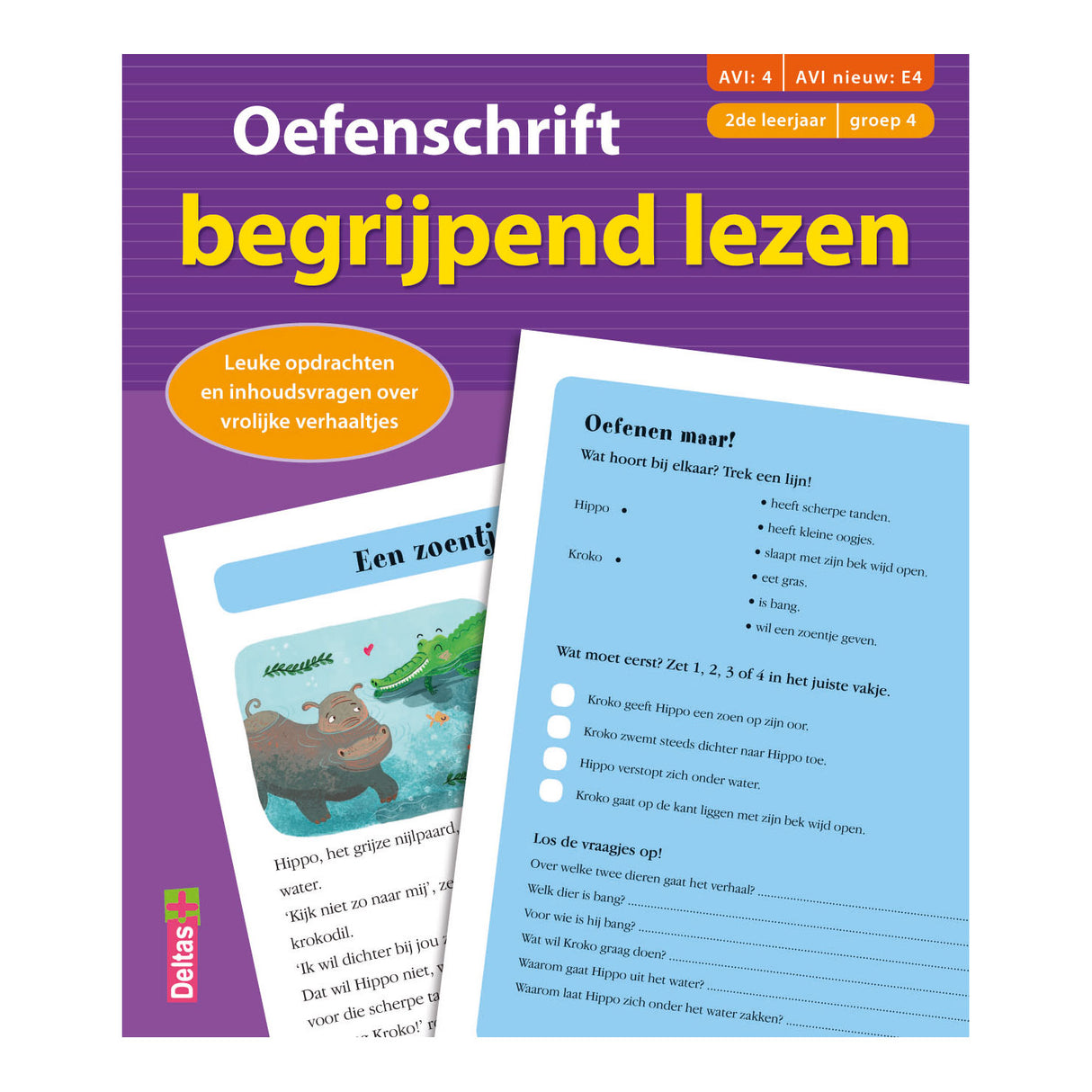 Deltas üben das Leseverständnis im Notizbuch avi:4 – avi neu: e4