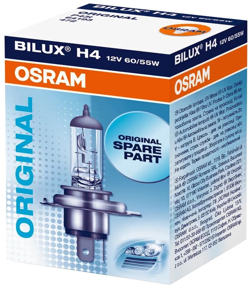Osram Scheinwerfer Hallenlampe H4 12V 60 55W