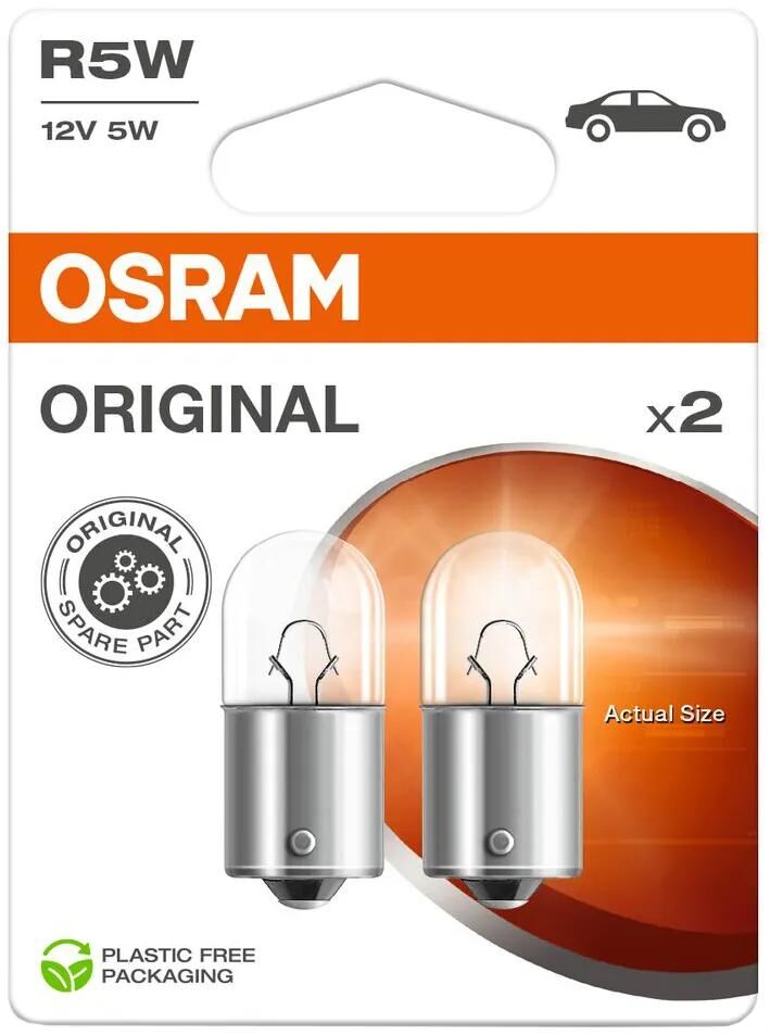 Osram Kugellampe Kugellampen 12V 5W 2Stk.SB Sockel BA 15s