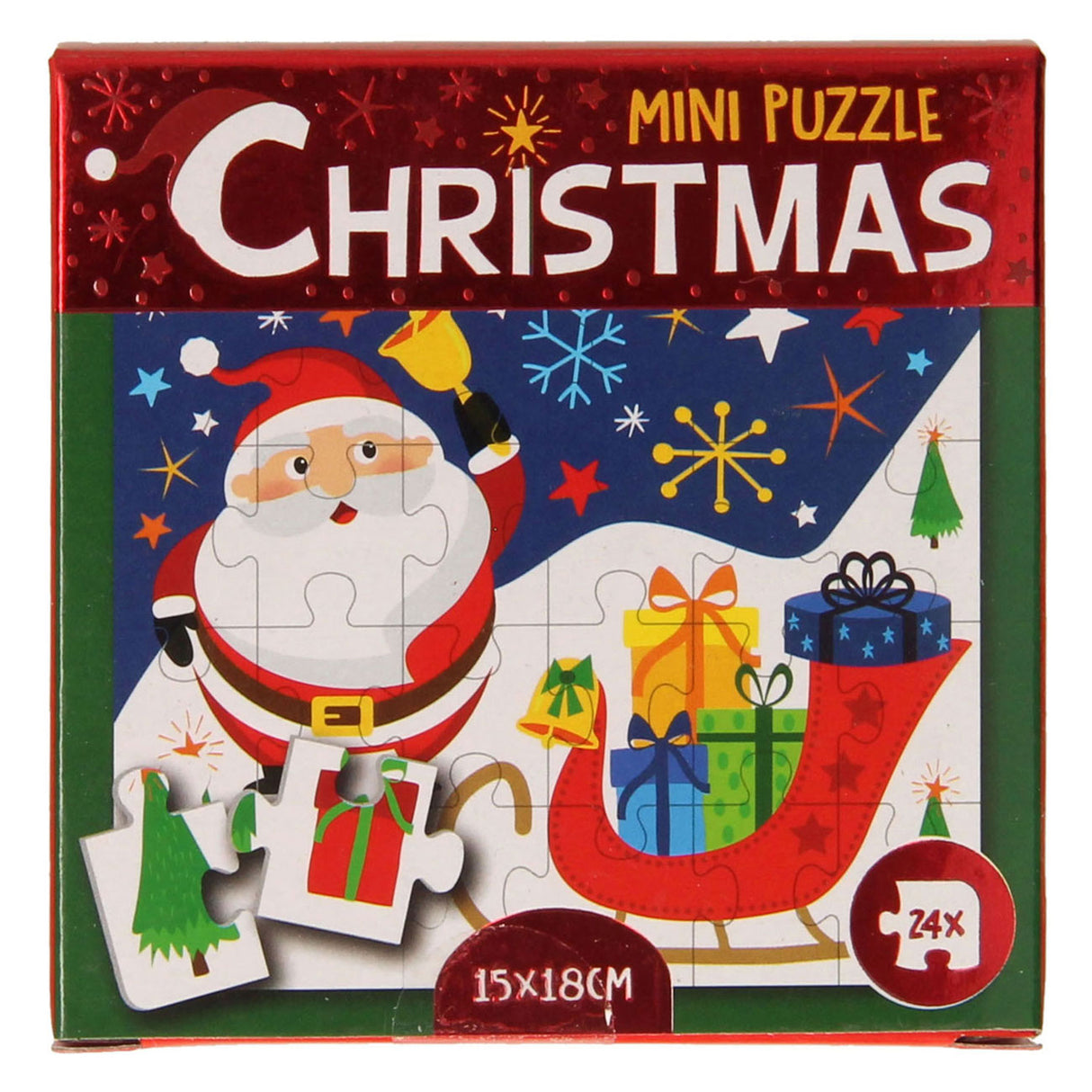 Wins Holland Minipuzzle Weihnachten, 24 Teile.