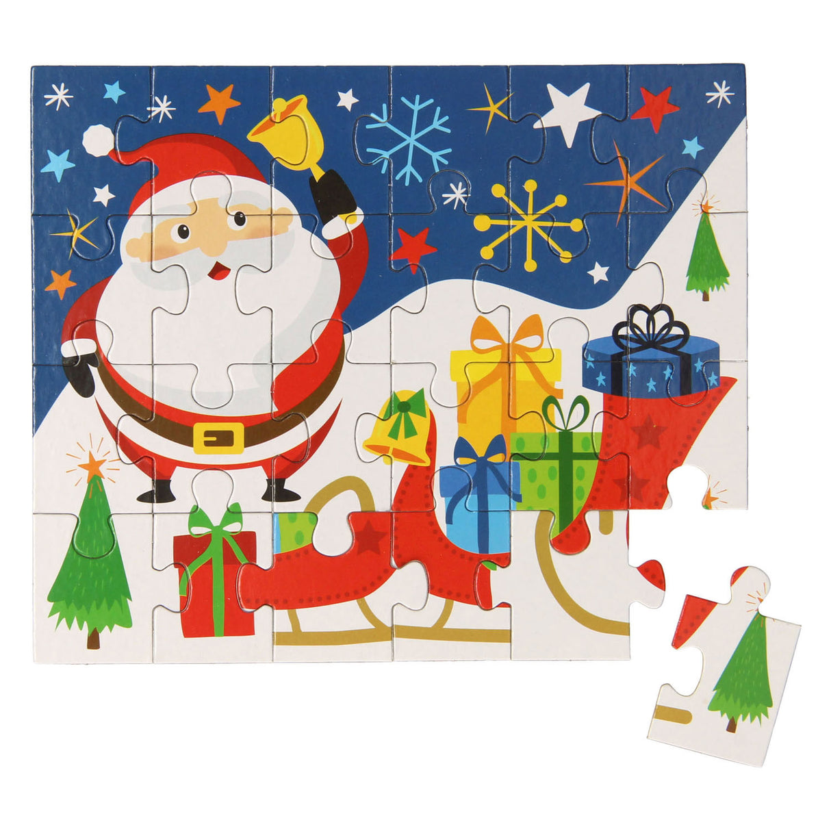 Wins Holland Minipuzzle Weihnachten, 24 Teile.
