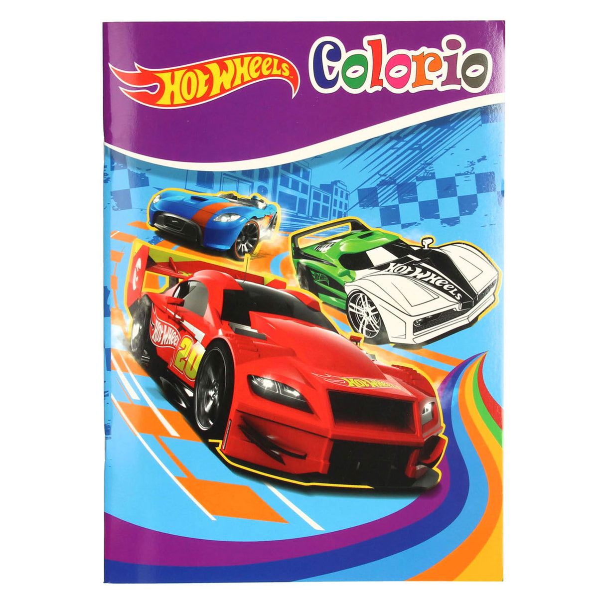 Hot Wheels Colorio Malbuch
