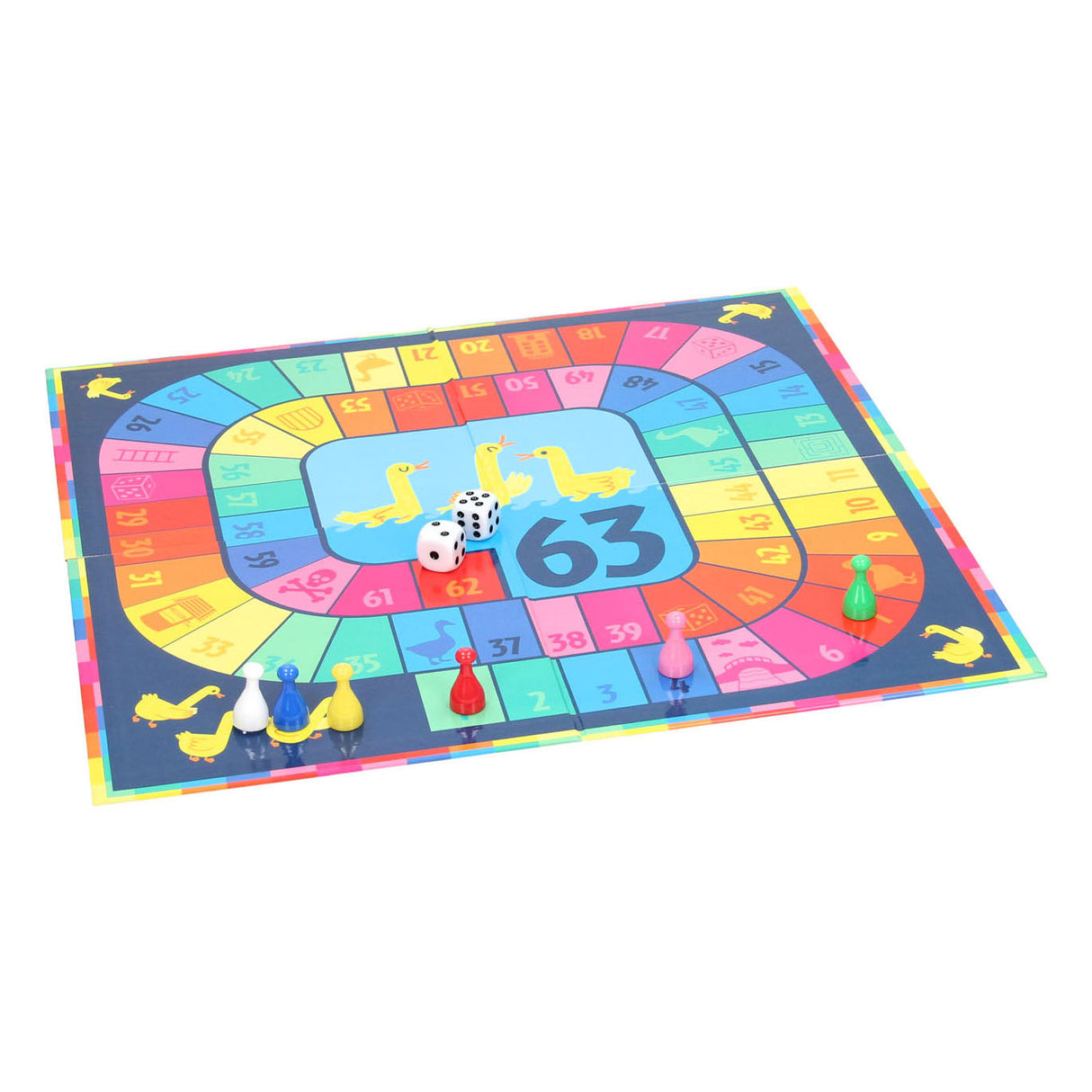 Gewinnt das Spiel von Holland Child Ludo Ganzenbord 2in1