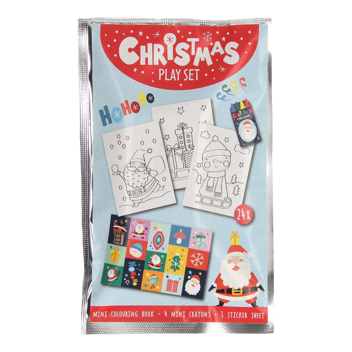 Wins Holland Leckerli-Set: Malbuch, Buntstift-Aufkleberbogen – Weihnachten