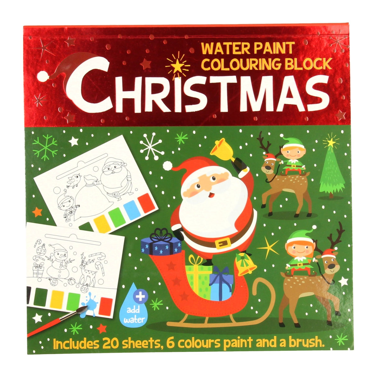 Gewinnt Holland-Aquarellblock-Weihnachten