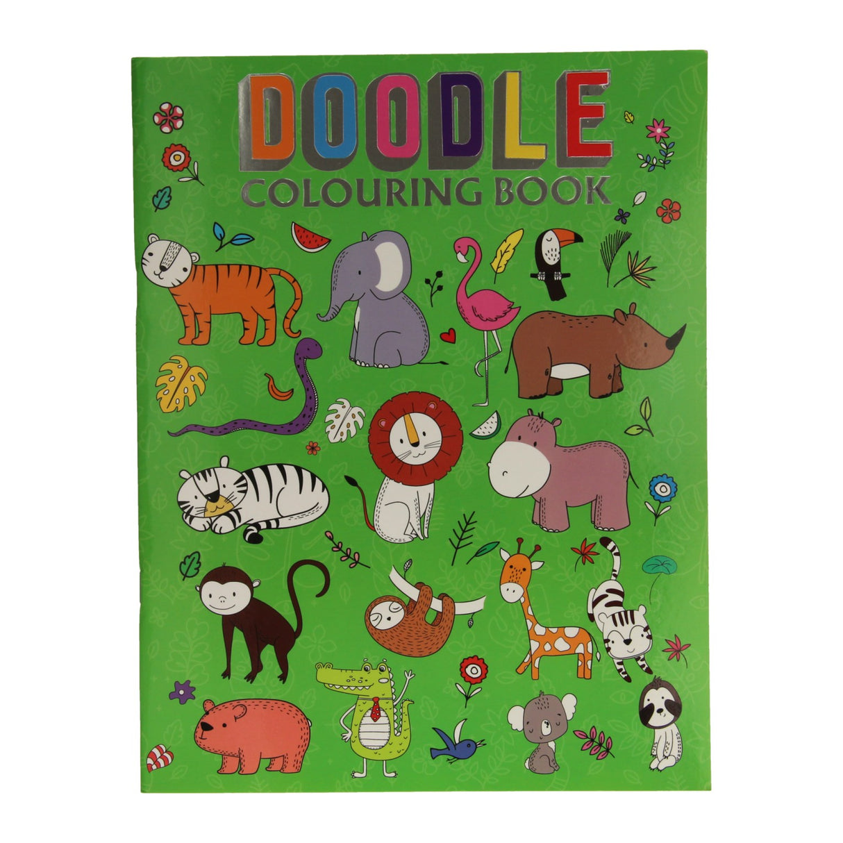Gewinnt das Holland-Doodle-Malbuch – wilde Tiere