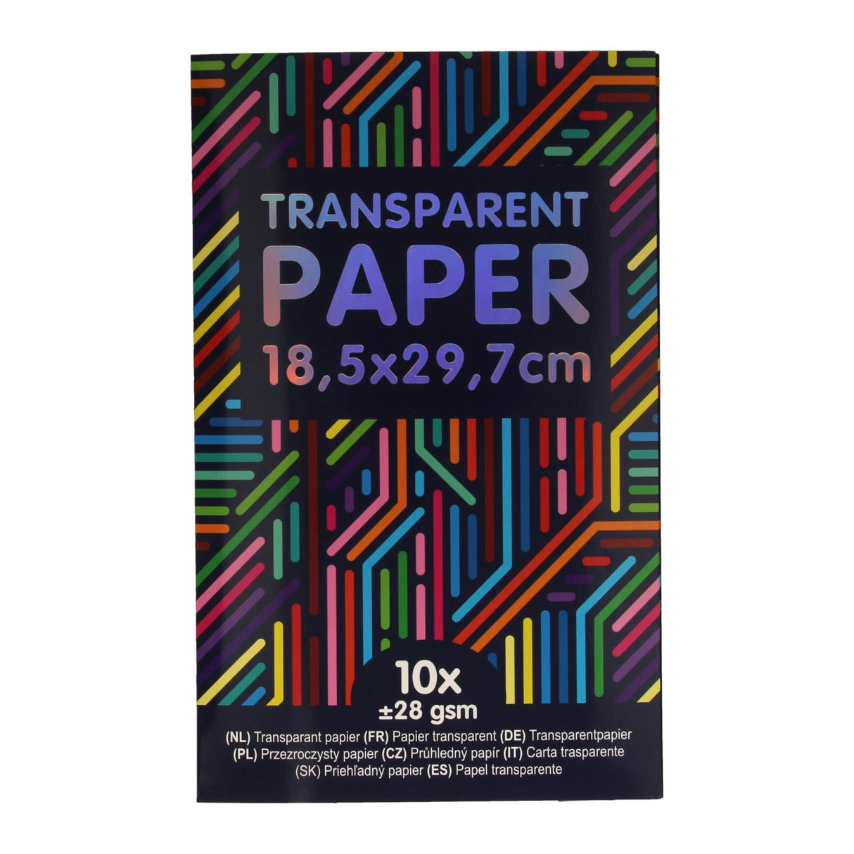 Gewinnt Holland transparentes Papier gefärbt, 10st.