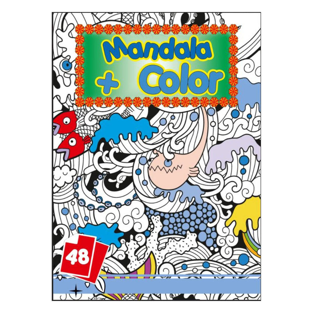 Wins Holland Mandala-Malbuch, 48 Seiten
