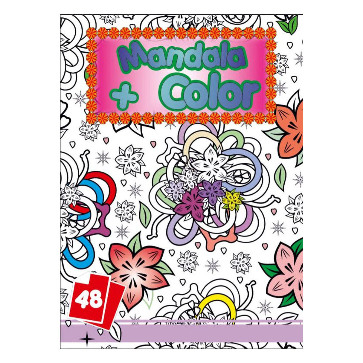 Wins Holland Mandala-Malbuch, 48 Seiten